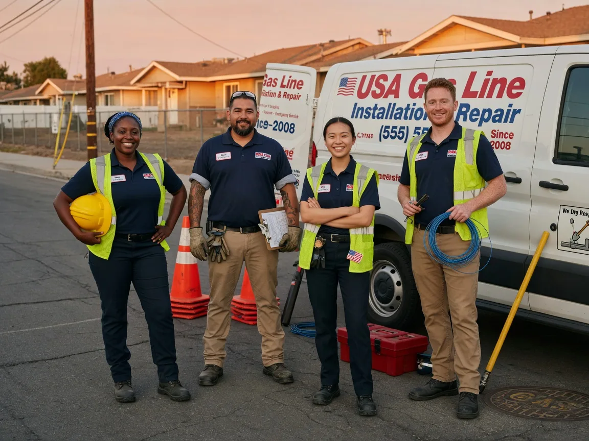 Gas Line Installation company in Center City, MN